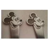 Vintage Mickey mouse first spoon and fork.