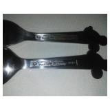 Vintage Mickey mouse first spoon and fork.