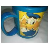 Donald Duck Vintage 3D mug / cup rubber and plastic. NICE