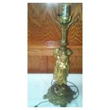 Cast table lamp vintage - Greek