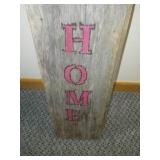 Bless our Home sign - old school.