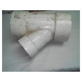 Y PVC 6 inch inside diameter x 4 in. New, Charlotte Pipe & Foundry, schedule 40.