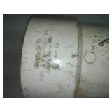 Y PVC 6 inch inside diameter x 4 in. New, Charlotte Pipe & Foundry, schedule 40.