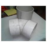 6 in. elbow Pvc - new schedule 40.