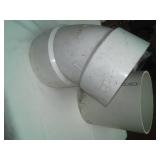 6 in. elbow Pvc - new schedule 40.