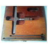 Lufkin depth gauge - precision in case.