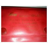 Enco Radius gauge set - in pouch  excellent.