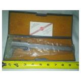 Standard Vernier caliper model 6011 by Sunex in case.