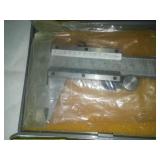 Standard Vernier caliper model 6011 by Sunex in case.