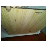 Kirks Pancake flour sign - solid wood