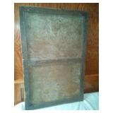 Vintage window frame 36x24 - reversible., magnetic board.