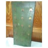 Miller brand retail lock display for Yale & Towne Brand e - extremely rare, antique