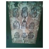 Miller brand retail lock display for Yale & Towne Brand e - extremely rare, antique