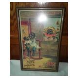 Marshall Ball Clothiers sign -framed.