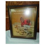 Biliousine is a Sure Cure framed art,