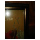 Biliousine is a Sure Cure framed art,