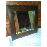 Vintage Mirror - great frame, beveled glass