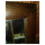 Vintage Mirror - great frame, beveled glass