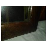 Vintage Mirror - great frame, beveled glass