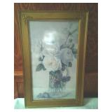 Vintage Print " White Roses " Paul de Longpre