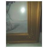 Vintage Print " White Roses " Paul de Longpre