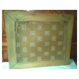 Exotic Bird art & ornate frame,  Vintage.