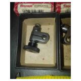 3 Starrett Magnetic dial holders. 2 sizes.