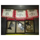 3 Starrett Magnetic dial holders. 2 sizes.
