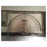 Craftsman Protractor & Manual Caliper.