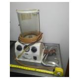 Embalming machine vintage, cast & glass, electric