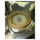 Embalming machine vintage, cast & glass, electric