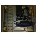 Dremel type tool kit -electric plus attachments.