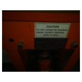 Hydraulic pipe bender with 6 attachments.