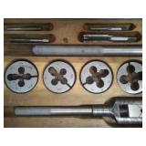 Tap and die set big & nice. case is 32x9.