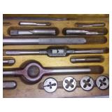 Tap and die set big & nice. case is 32x9.