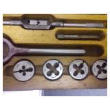 Tap and die set big & nice. case is 32x9.