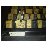 Engraving kit # 47 Double Line Century font