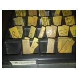 Engraving kit # 70 Dable Line upright script