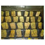 Engraving kit # 70 Dable Line upright script