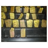 Engraving kit # 70 Dable Line upright script