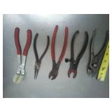5 specialty pliers.