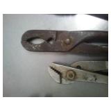 Pipe Wrench pliers & more.