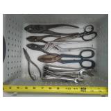 Channel locks, large pliers, combination wrenches & more.
