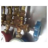 Welding gas controls.