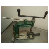 Hand operated Die set  heavy.