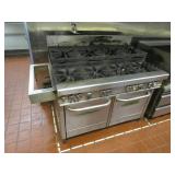 Southbend Gas 8 Burner Grill w/Dual Ovens 34"X49"X48"