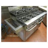 Southbend Gas 8 Burner Grill w/Dual Ovens 34"X49"X48"