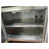SS Sink Table w/Cabinet 30"X90"X36"