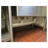 SS Sink Table w/Cabinet 30"X90"X36"