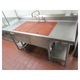 SS Sink Table 30"X72"X36"